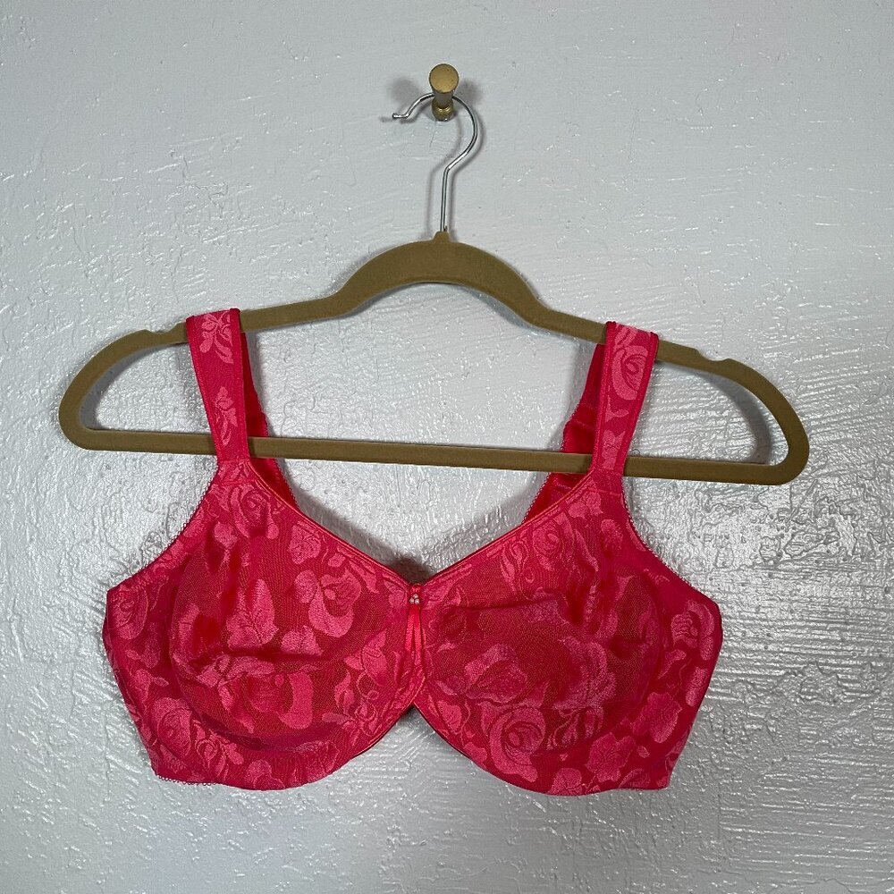 Wacoal Women Plus Size 40D Pink Awareness Full Figure Seamless Underwire Bra